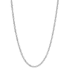 Charming Girl   Marked 925 Sterling Silver  15 in  Adjustable Chain Necklace